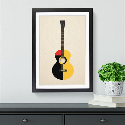 Guitar Minimalism - Framed Print