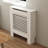 Tall Horizontal Slats Radiator Cover Wood Cabinet Modern Radiators Shelf Thicken White-100737106