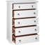 Commode 5 tiroirs Gleda