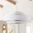 6-Light Silver White Adjustable Iron Pendant