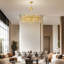 Lustre rond en cristal 39,9 po K9-1743495812
