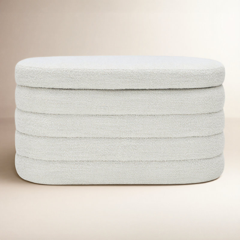 Neroli Polyester Upholstered Storage Bench