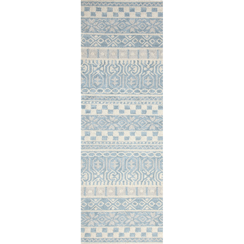 Galen Wool Geometric Indoor Rug, Runner 2'2" x 7'7"