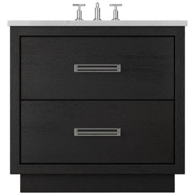 Ensemble de meuble-lavabo simple à deux tiroirs Avalon