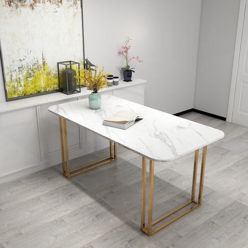 Table de salle à manger Nordic, H 29,53 po x L 55,12 po x l 27,56 po