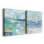Jour sur le lac - ensemble de 2 peintures-1973163133-1973163135