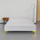Karvin 15" Premium Velvet Material Wood Box Spring/Bed Frame, Durable, Stylish, Multi Color