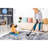 6x9 Grey Area Rug - Non-shedding, Stain , Suits Living Room, Bedroom, Dining Elevates Area, Room Decor-1654079426