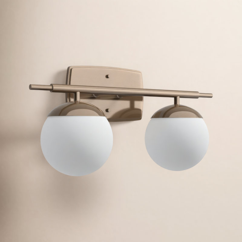 Colford 2 - Light Dimmable Vanity Light, Brass