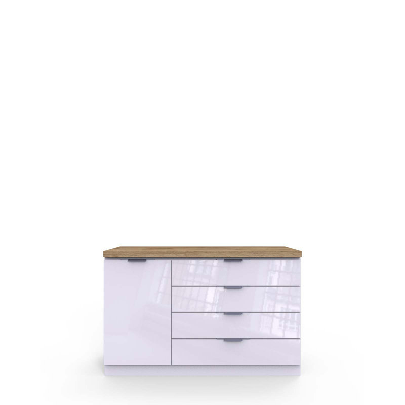 Allyssah 135cm W 4 - Drawer Chest of Drawers