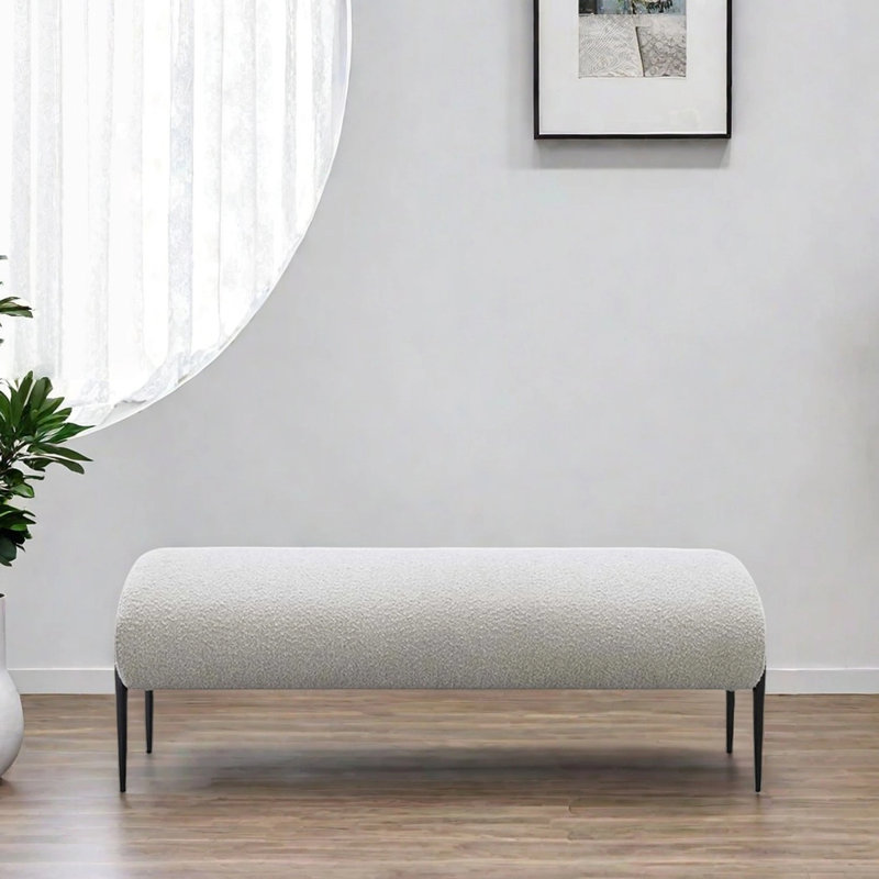 Banc de repos simple, H 16,54 po x l 55,12 po x P 15,75 po