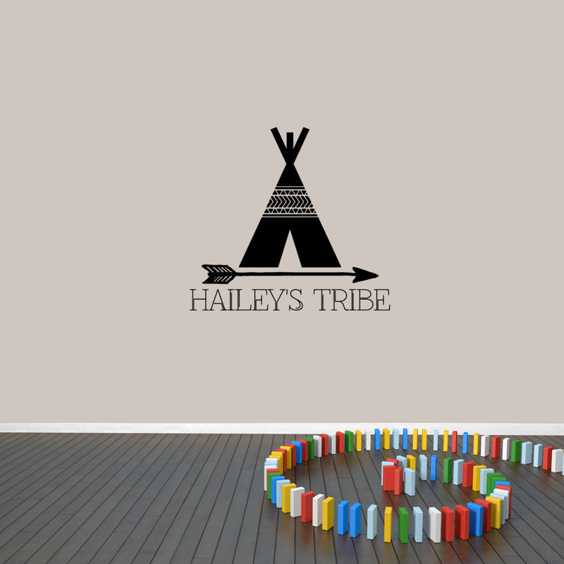 Text & Numbers Wall Decal, Black, Yes