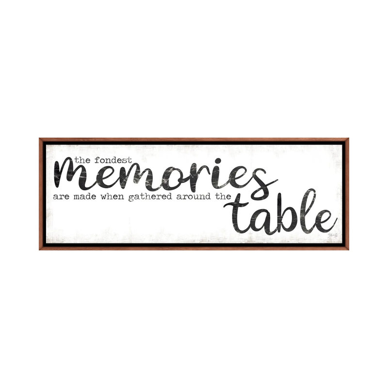 The Fondest Memories by Marla Rae - Panoramic Print on Canvas, 121.92 cm H x 40.64 cm W, Brown Floater Frame