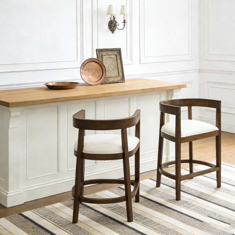 Rubberwood Counter Stool