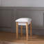 Tabouret de coiffeuse en bois