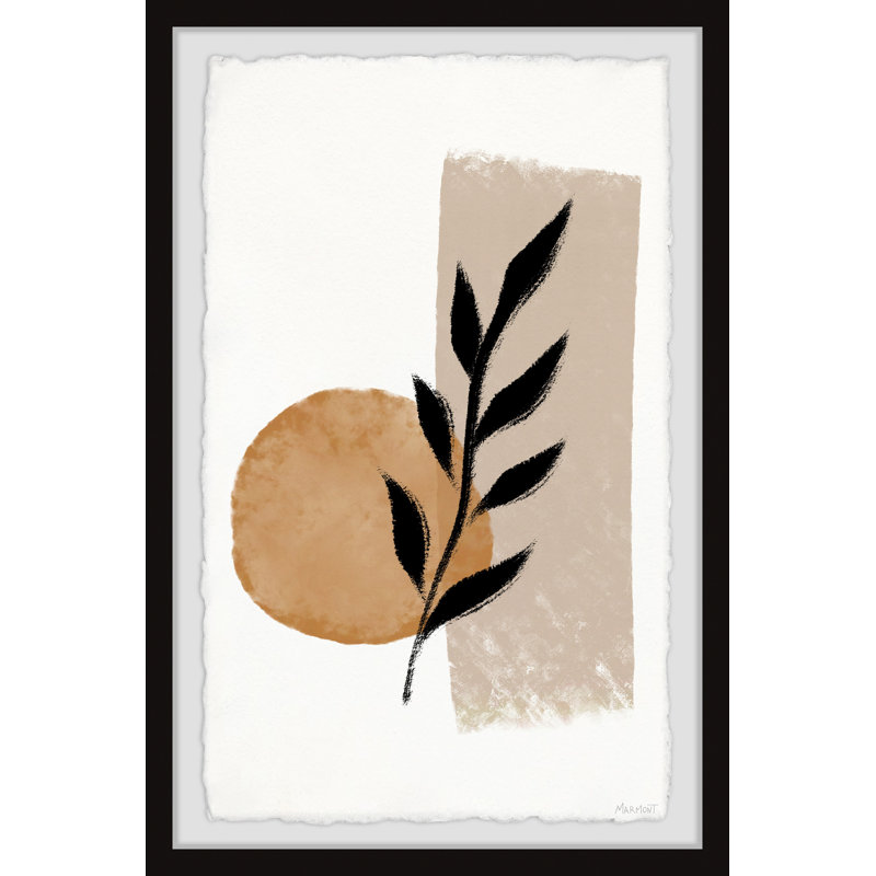 «Doorway Plant» - peinture encadrée, H 18 po x l 12 po x P 1,5 po