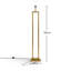 132cm Bronzed Traditional Floor Lamp