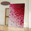 Impression sur toile romantique à motif texturé rose et rouge - Urban Studio-286242590
