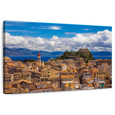 Paysage urbain de Kavia Corfu