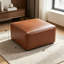 Repose-pieds rembourré en cuir PU Orrey-891622009