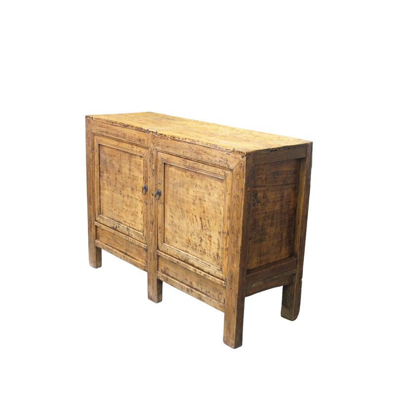 Aged Poplar Double Cabinet