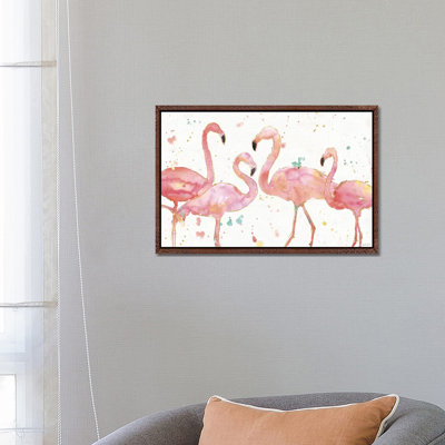 Flamingo Fever I 1 Piece Wall Art