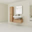 Meuble-lavabo mural de 30 po avec lavabo en résine et armoire latérale, tiroir à fermeture en douceur (KD-Packing), armoire combinée 09430IMO-Sc00112imox2