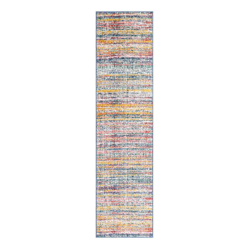 Hulsey Striped Indoor Rug, Runner 2'2" x 8'
