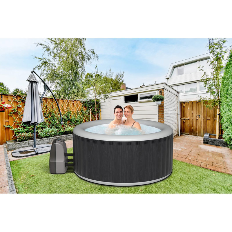 JLeisure Avenli 120 Volt 4 Person 110 - Jet Vinyl Round Inflatable Hot Tub