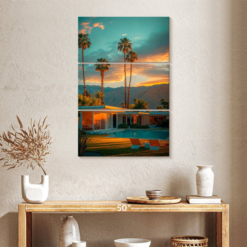 Lilie Palm Springs Golden Sunset, H 38 po x l 24 po