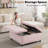 Delmontez 35.5'' Upholstered Storage Square Ottoman-188284701