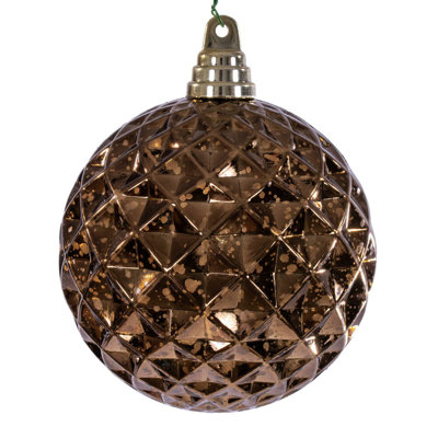 L'ornement en diamant Holiday Aisle® 4,75 po. Il comprend 4 pièces par sac.