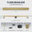 32" 304 Stainless Steel Linear Drain For Fast Drainage, Floor Drain For Bathroom In Brushed Gold-116731019