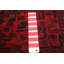 Tapis unique en laine noué à la main 6 pi 9 po x 9 pi 7 po nouvel âge Khal en rouge foncé / noir / brun clair