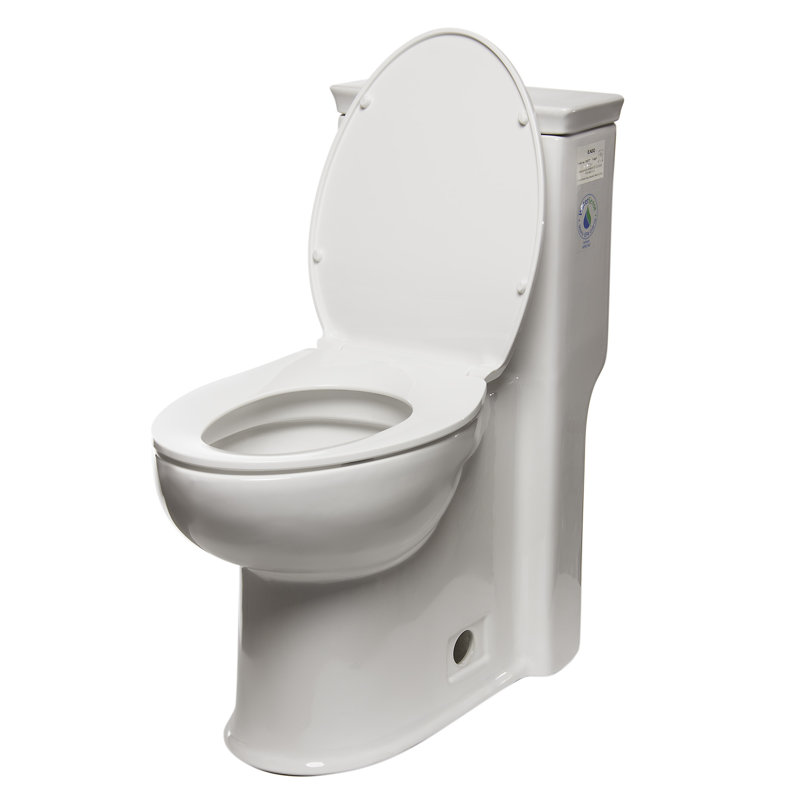 Siège de toilette allongé de remplacement à fermeture douce