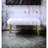 White Faux Fur Cushioned Bench With Gold Finish Metal Base 20" Seat Height Leg Assembly