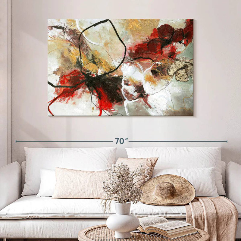 Avery Flower Fall, 32" H x 48" W