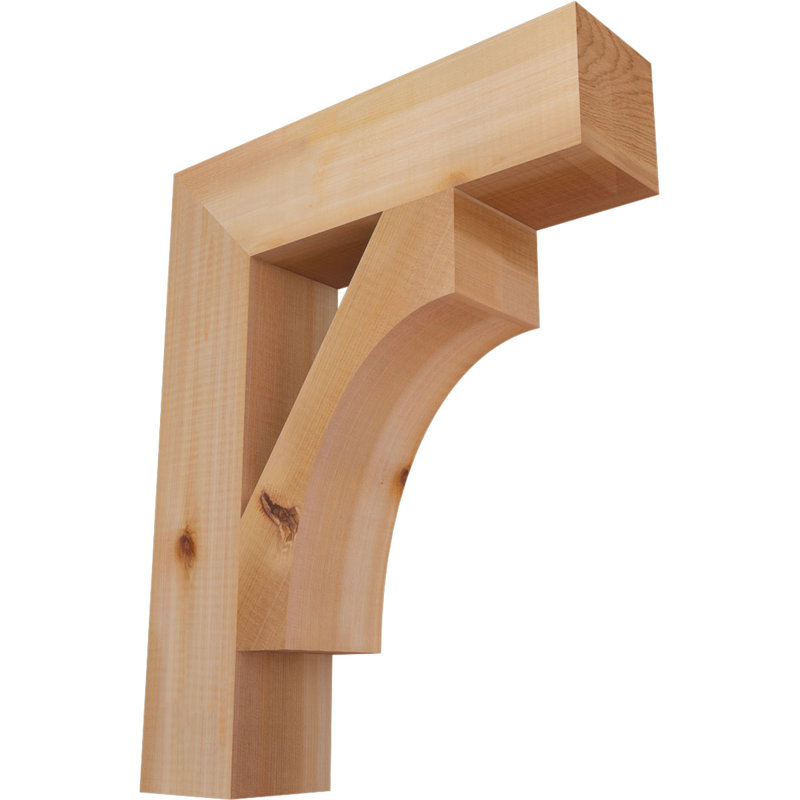 Support Westlake Block, Cèdre rouge de l'Ouest (lisse), H 20 po x l 3,5 po x P 16 po