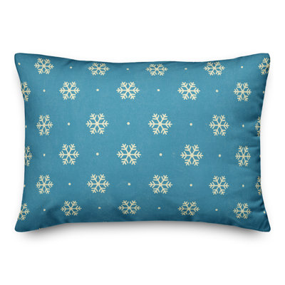 Simple Snowflaks  Throw Pillow