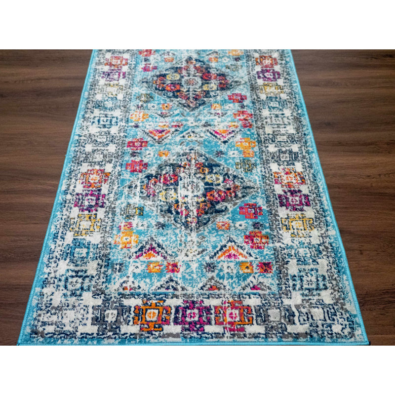 Cobien Oriental Indoor Rug, Runner 2'7" x 7'3"