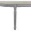 Banc rembourré capitonné beige clair Coastal
