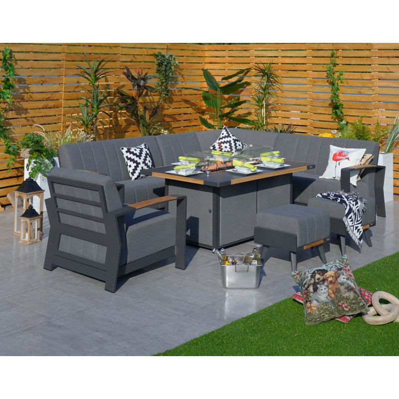 Speier 7 - Person Patio Conversation Set with Cushions