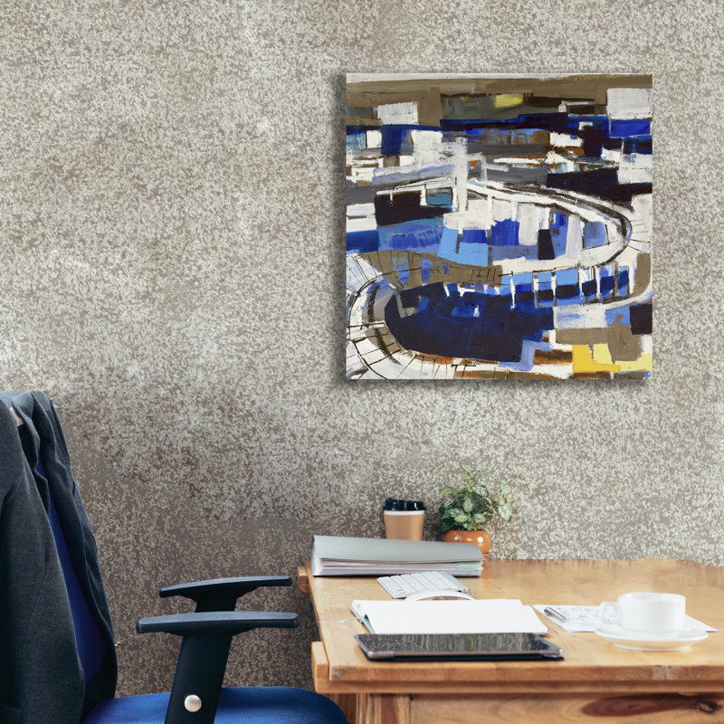  «Bridge 4» par Erin McGee Ferrell, art mural sur toile, 26 po x 26 po