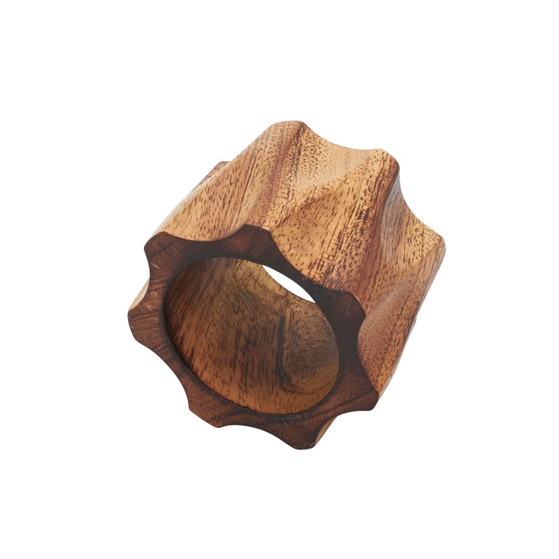 Rond de serviette torsadé