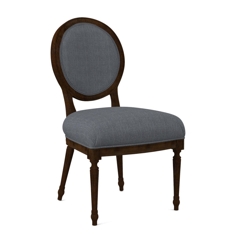 Chaise d'appoint Dauphin, Noyer noir, Port d'Élise