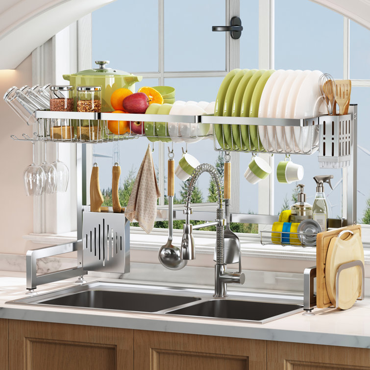 boosiny Stainless Steel Dish Rack & Reviews