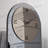 Jeni Mirrored Oval Wall Clock