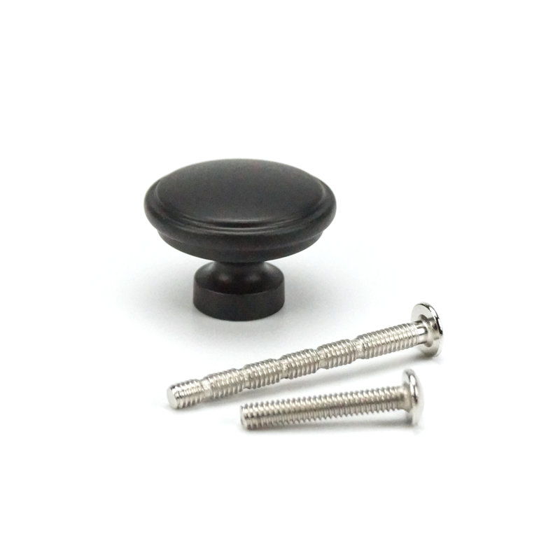 Milano Door and Drawer Knob, Matte Black, 1