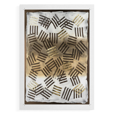 Raphia palmier II - impression sur toile seulement - non encadrée