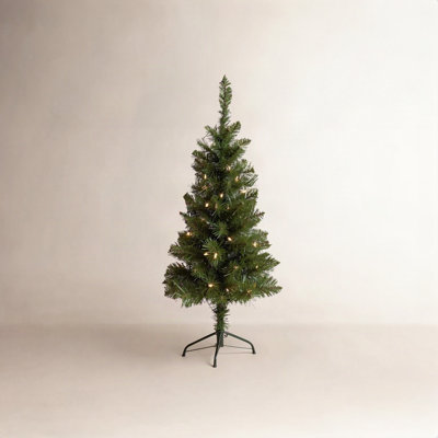 3.5' Pre-Lit Pine Christmas Tree
